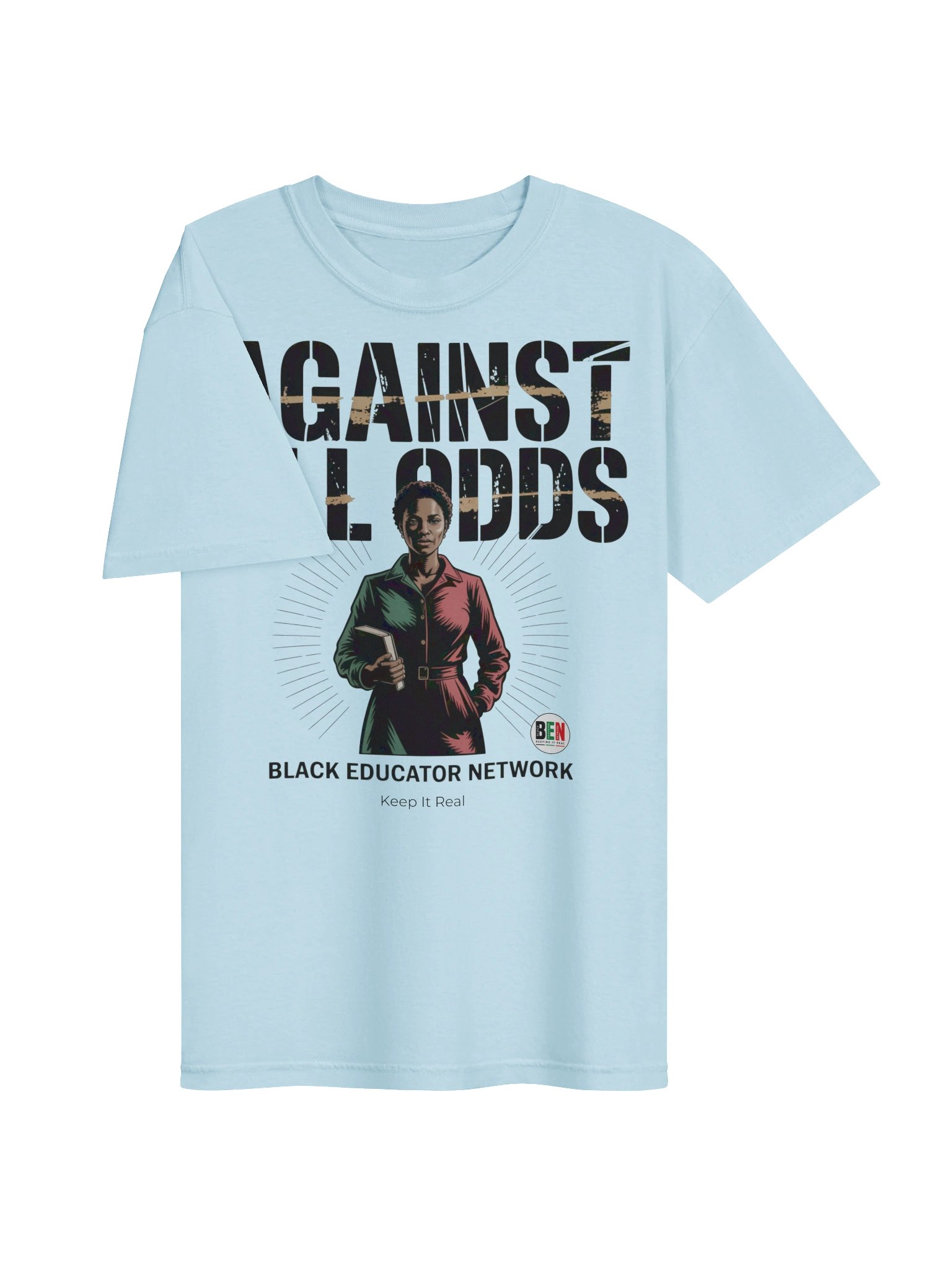 Against All Odds T-Shirt Chambray product image (3)