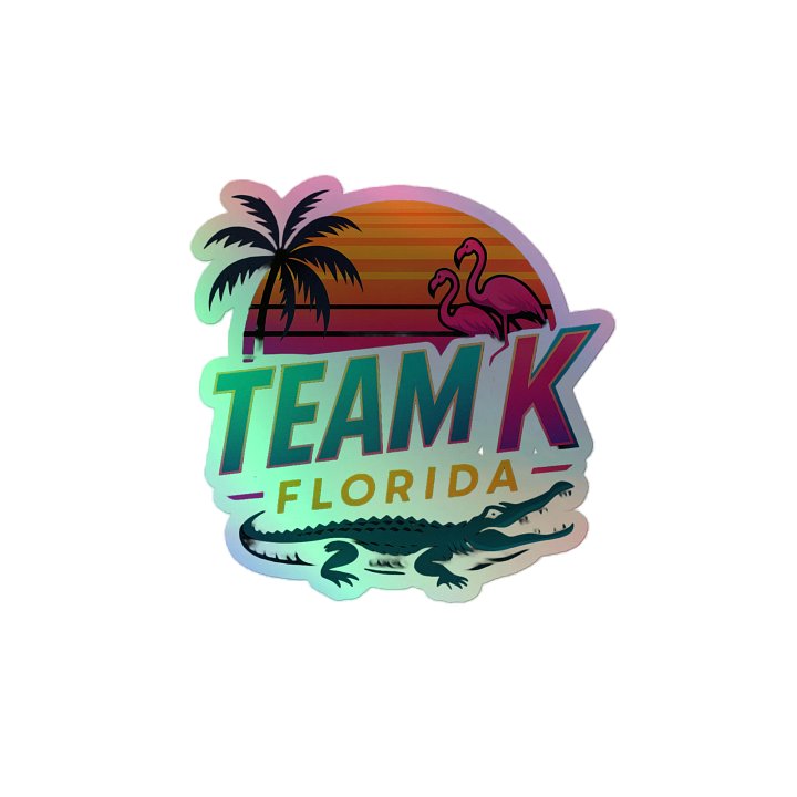 Team K Florida HOLOGRAPHIC" STICKERS product image (2)
