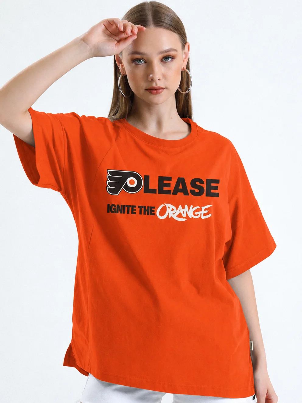 Please Ignite The Orange Philadelphia Flyers Hockey Shirt product image (102)