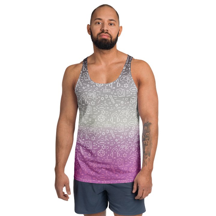 Asexual Tank 🖤🩶🤍💜 product image (1)