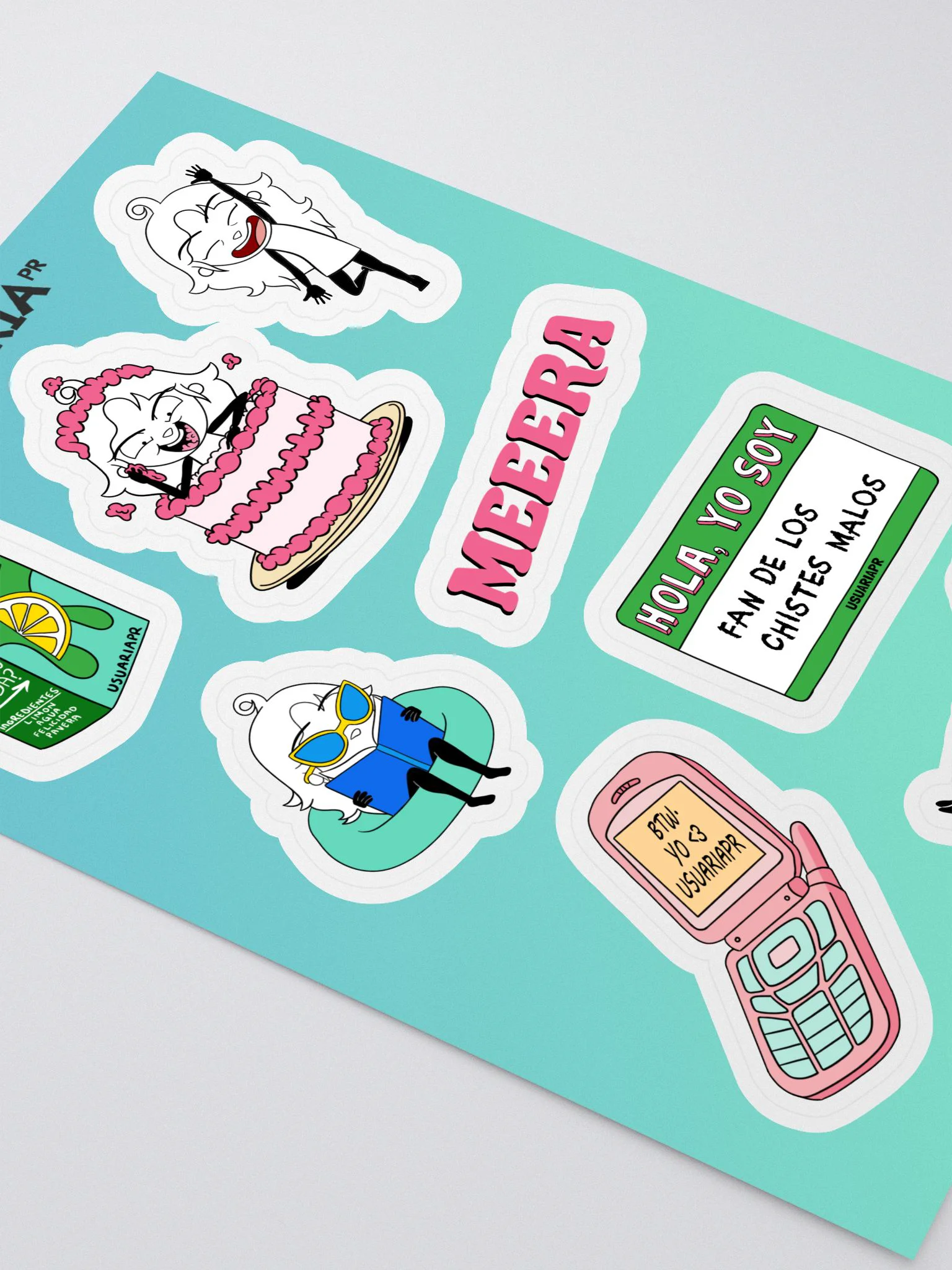 Usuariapr Sticker Sheet 2 product image (3)