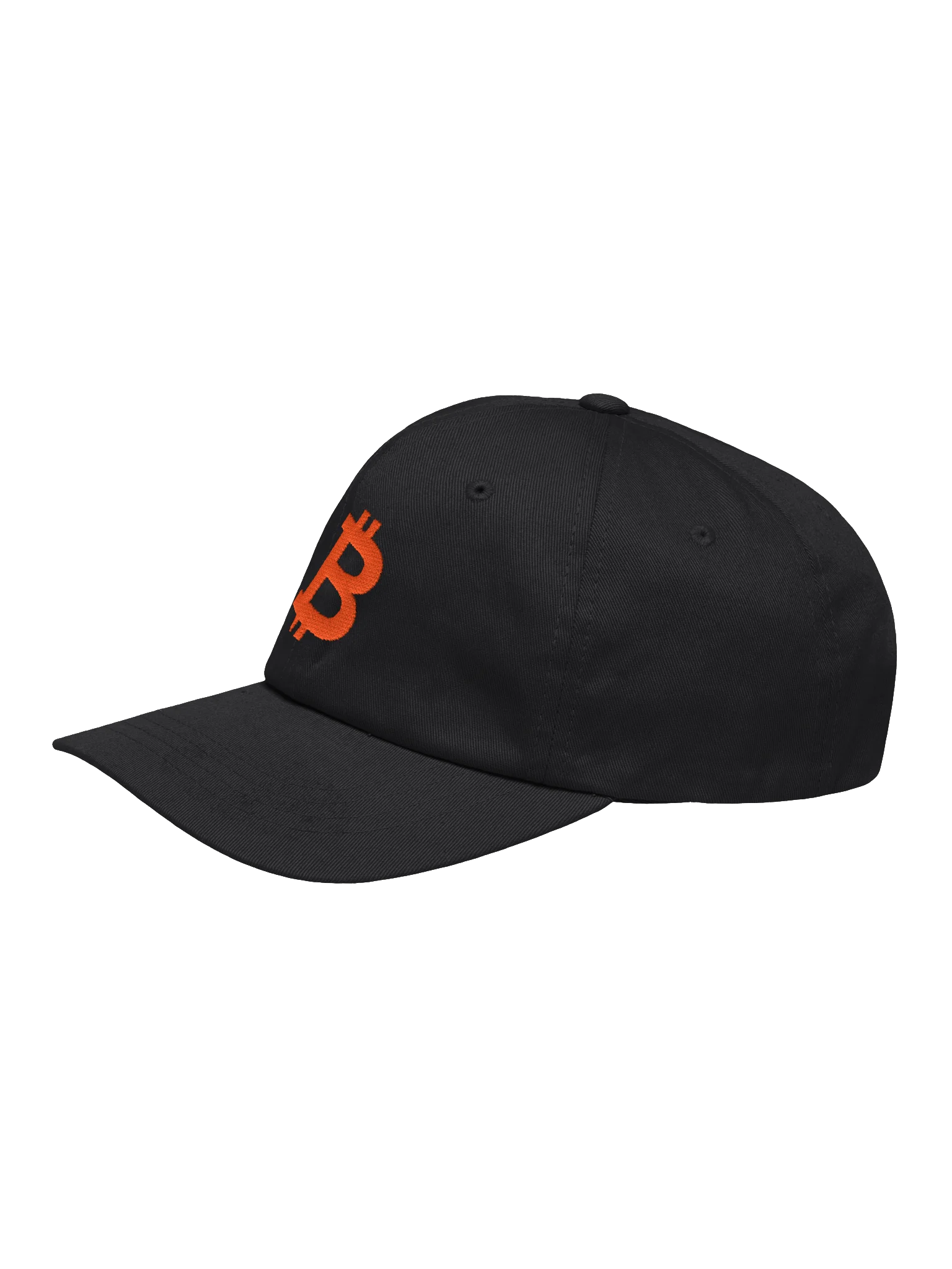 Slanted Bitcoin Embroidered Dad Hat product image (3)