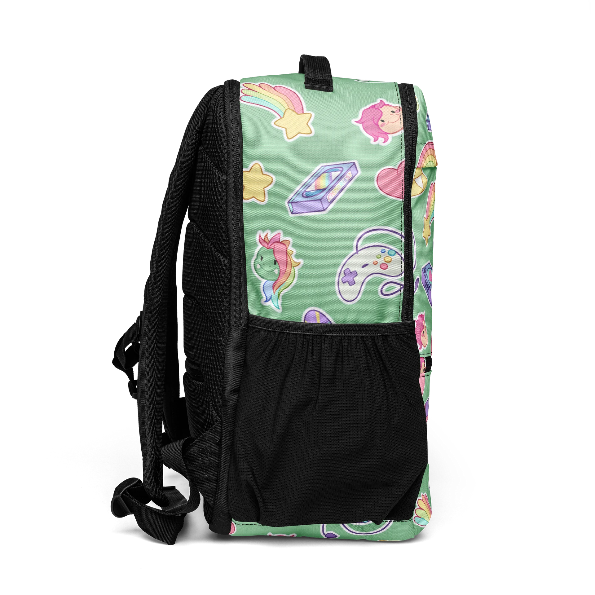 Retro Sticker Utility Backpack All Over Design product image (6)