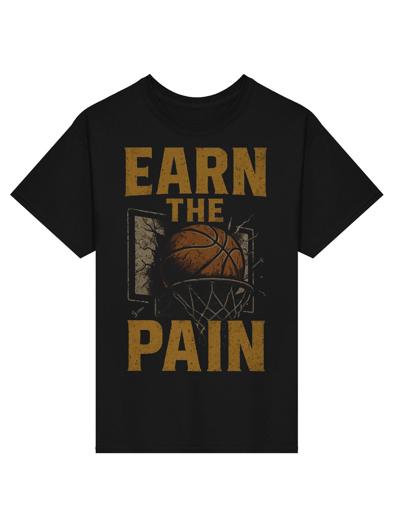 “Earn the Pain” Basketball Motivation Tee product image (1)