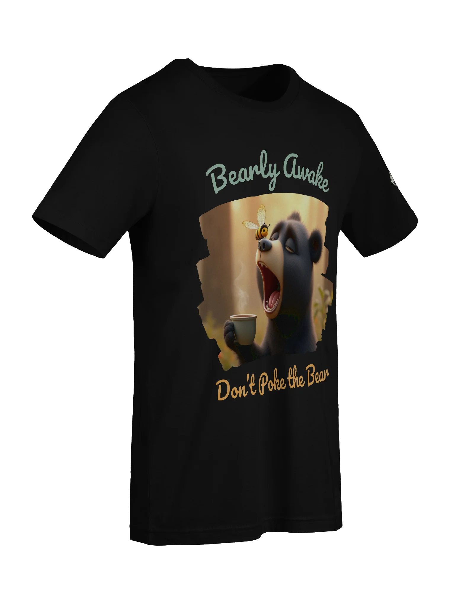 Bearly Awake T-Shirt – Funny Coffee Bear Graphic Tee 🐻☕ product image (42)