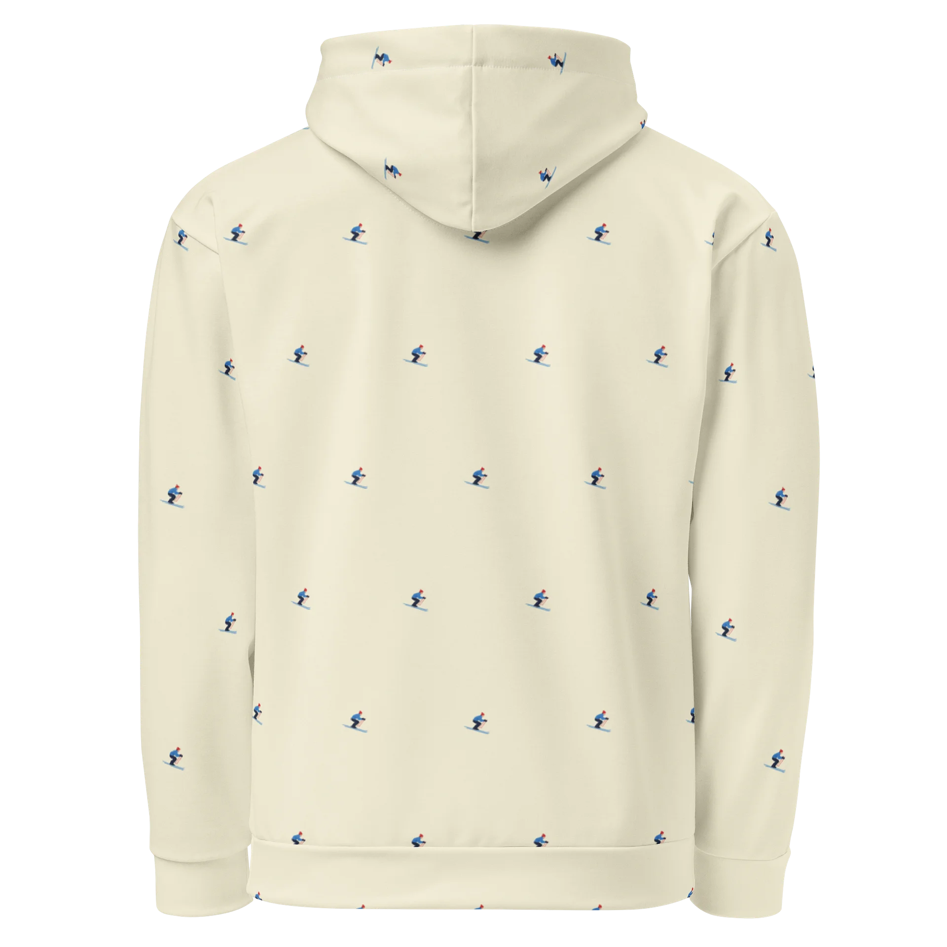 Alpine Skier Hoodie | Warm Ivory product image (3)
