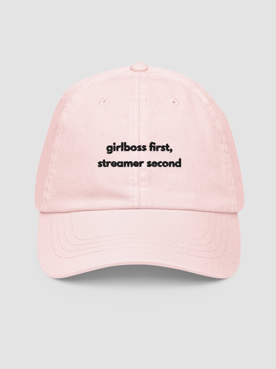 Girlboss First, Streamer Second Baseball Hat product image (1)