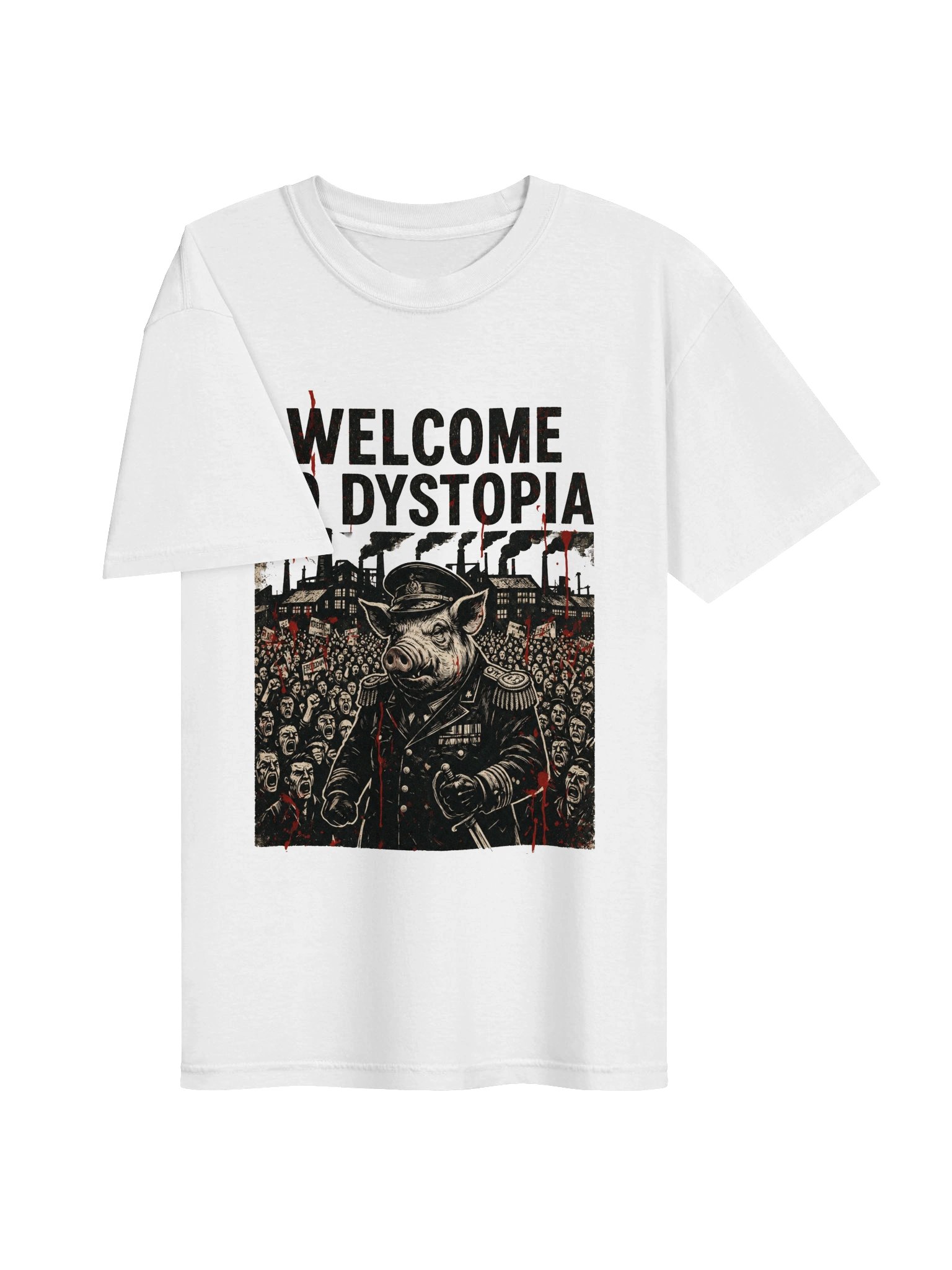 Welcome to Dystopia Rebel Graphic Tee product image (3)