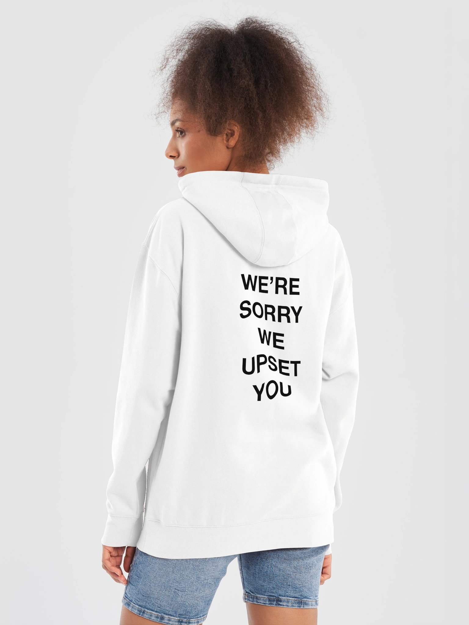 We’re Sorry We Upset You Group Apology Hoodie — Oatmeal product image (6)