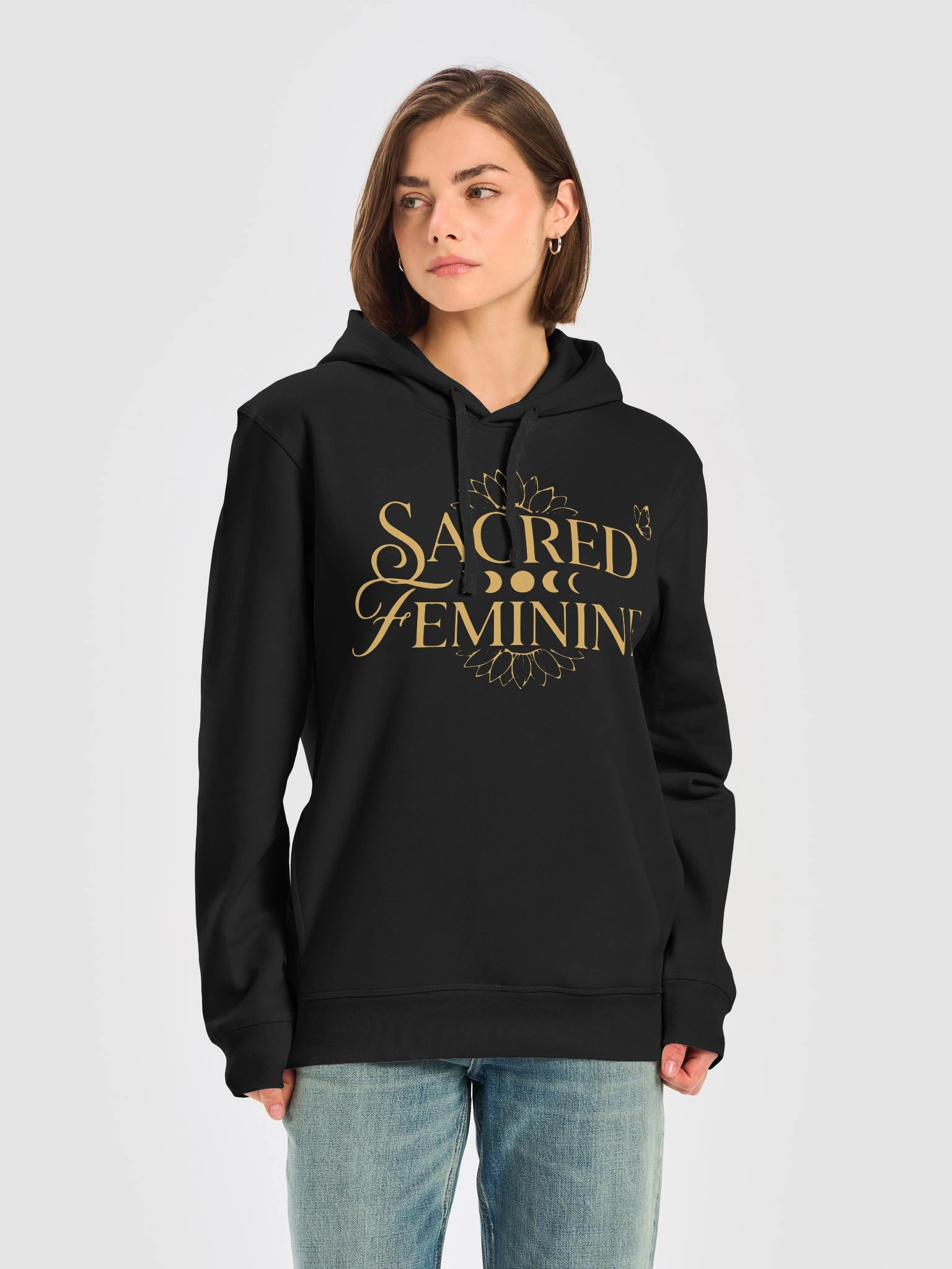 Sacred Feminine Organic Hoodie | Sunflower Dream Creation product image (5)