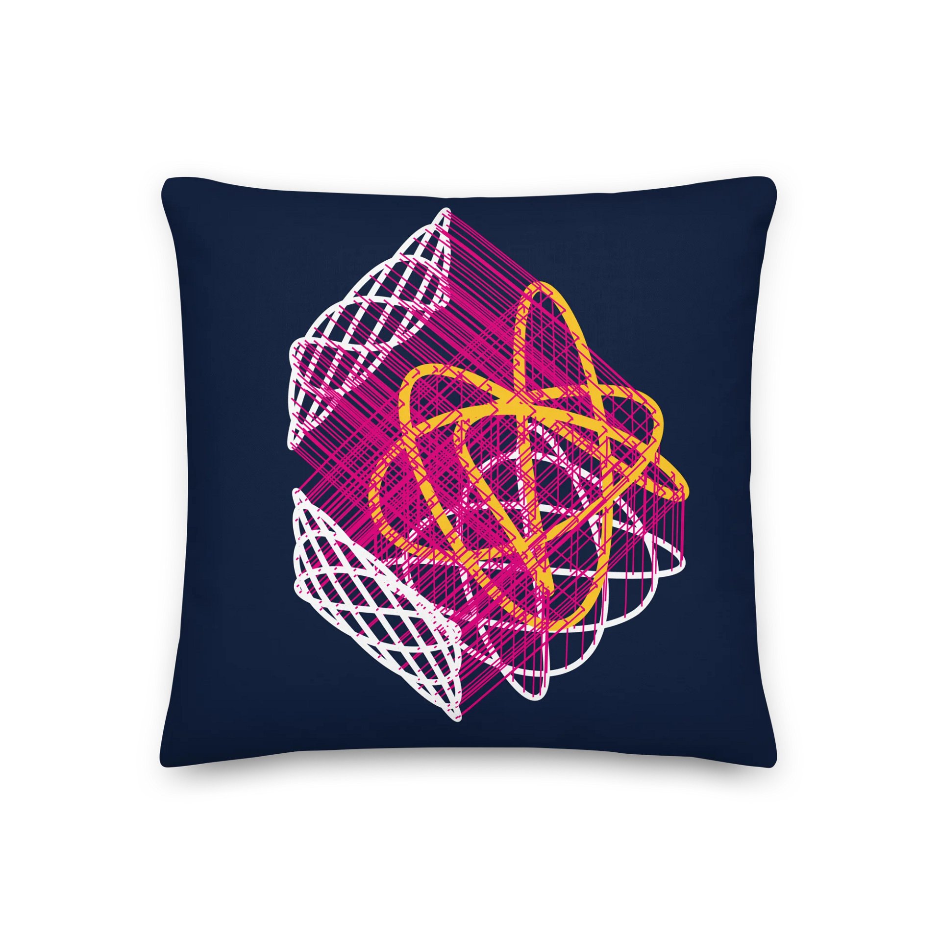 Orthographic Butterflies - Lissajous Figures Mathematical Art Pillow product image (2)