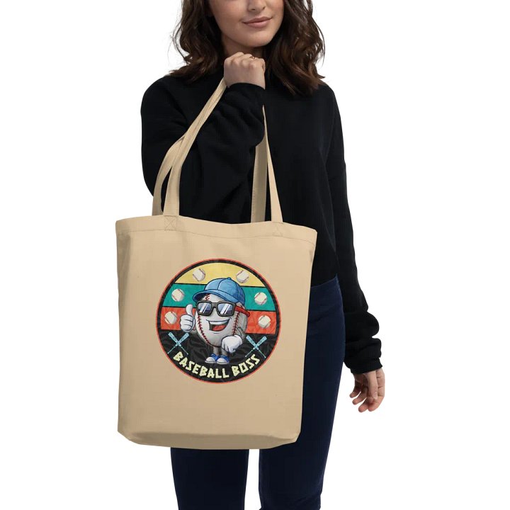 Baseball Boss Eco-Friendly Tote Bag product image (2)