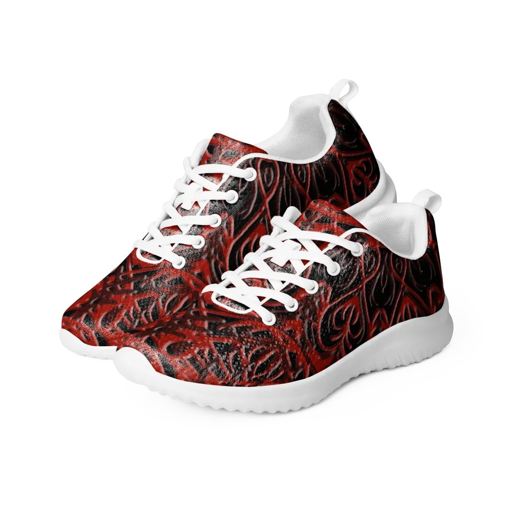 Heartbeat Red Women's Athletic Shoes product image (10)