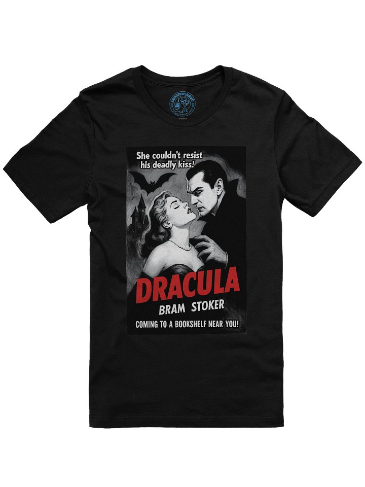 "Dracula" 1950's Faux Retro Film Poster Bram Stoker Concert Tee Fit Unisex T-Shirt product image (4)