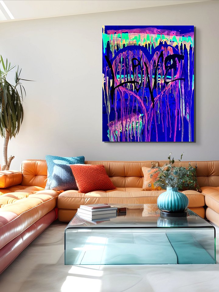 Graffiti Heart Gallery Canvas UV Print product image (2)