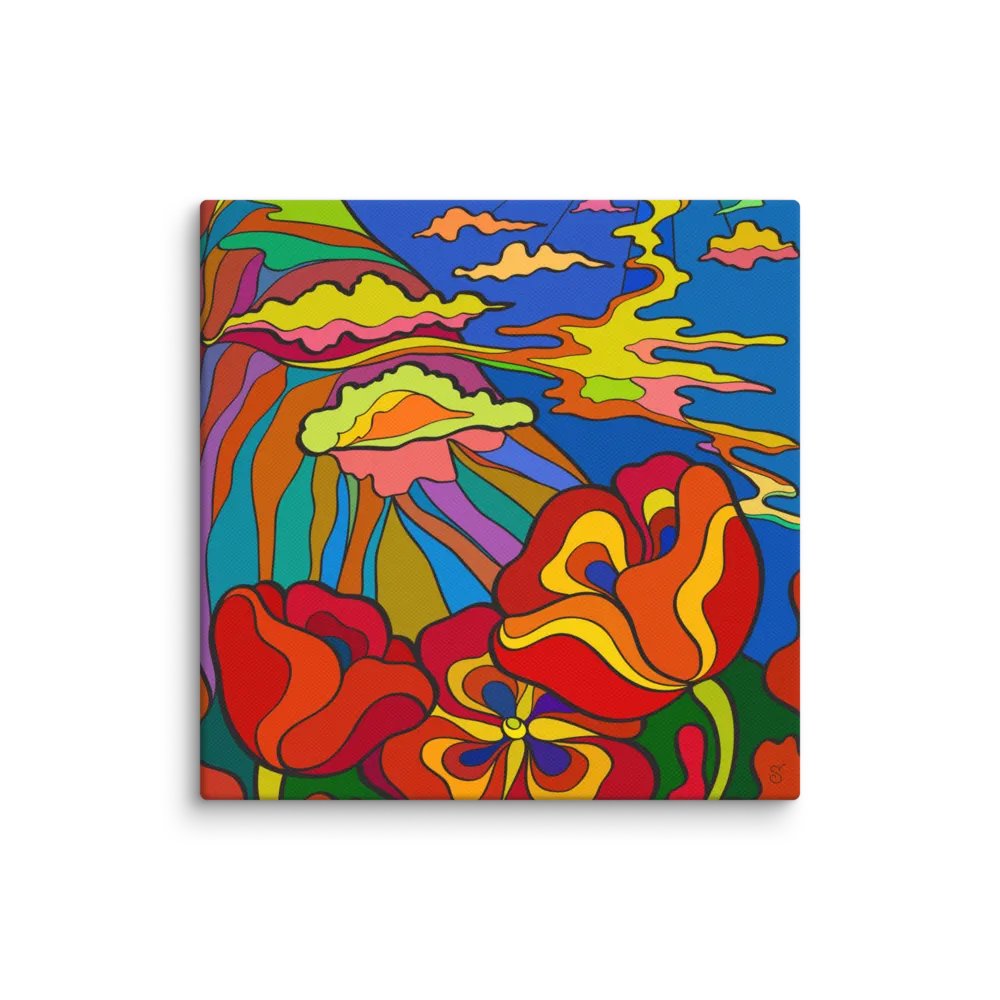 Psychedelic Dreams Canvas - Bay and Poppies product image (1)