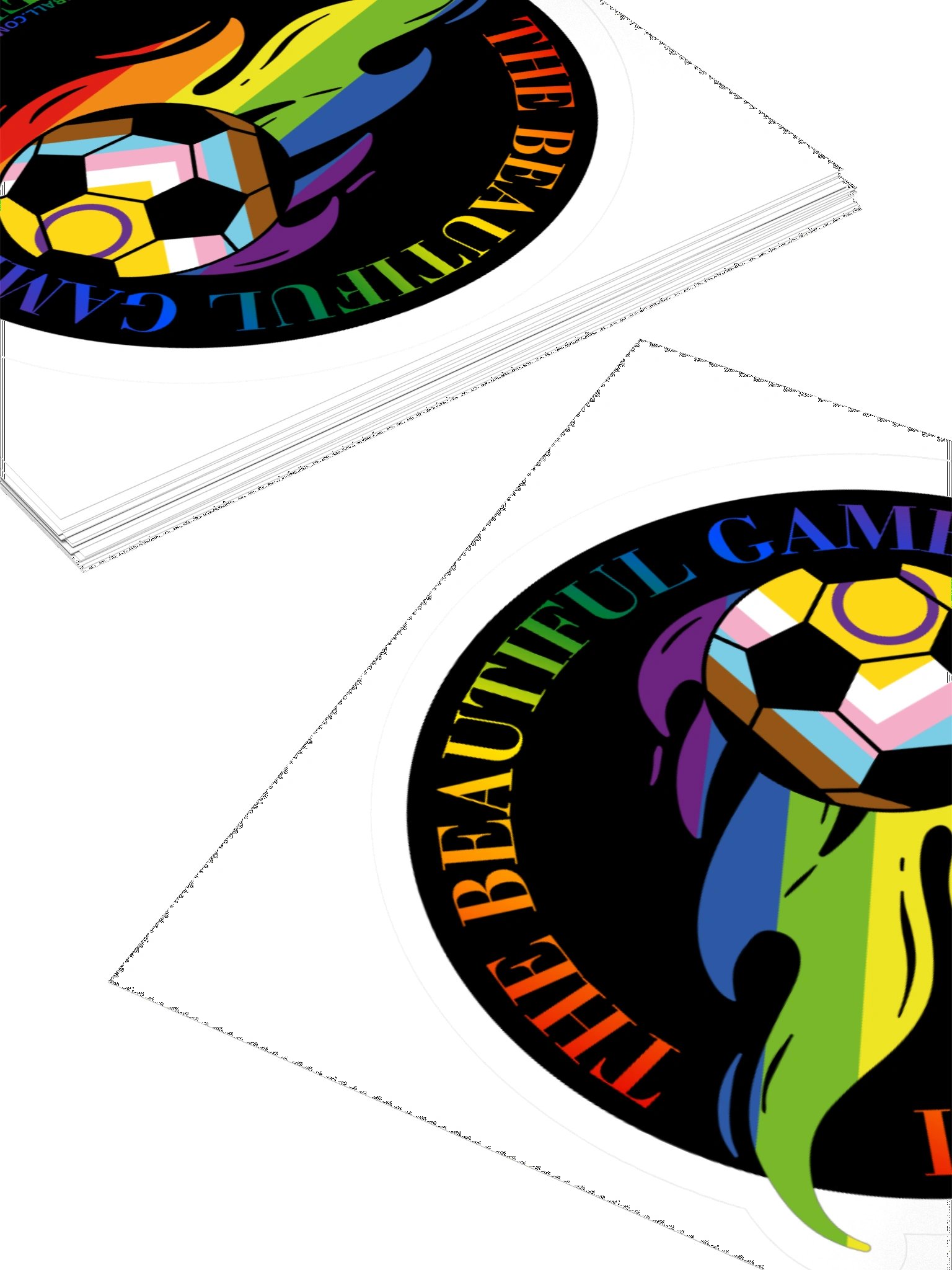 The Beautiful Game is for Everyone sticker product image (4)