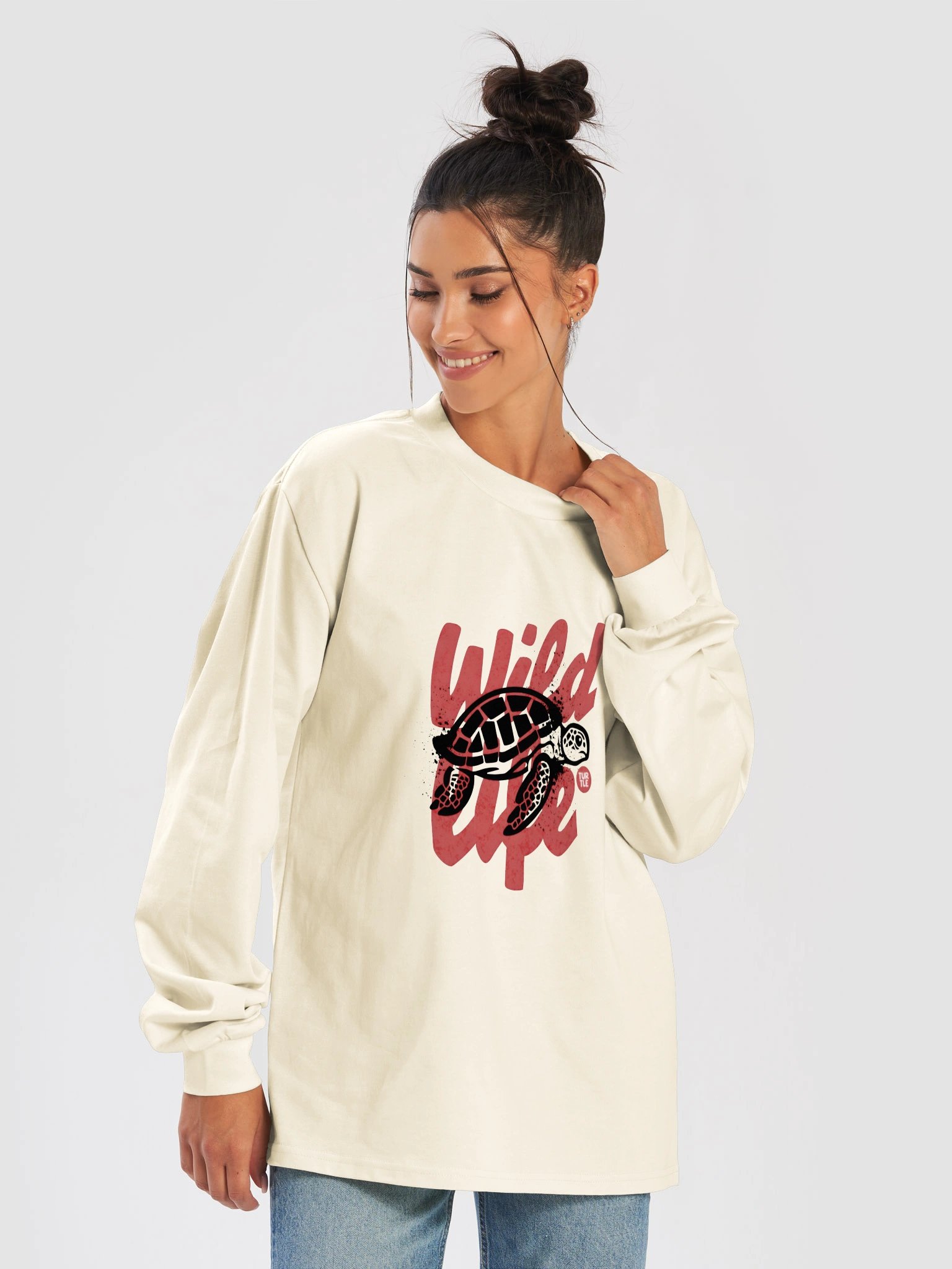 Wild Life Sea Turtle Long Sleeve Tee product image (6)