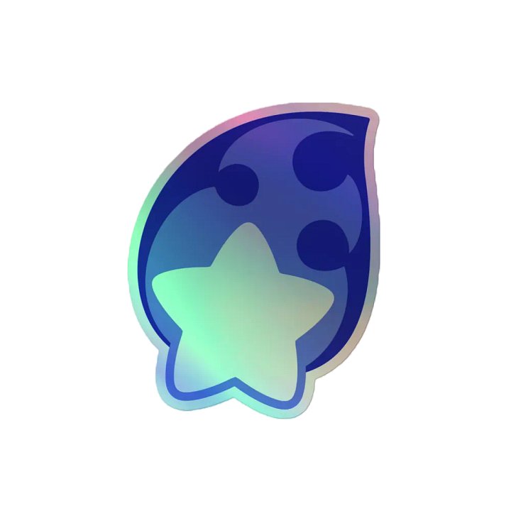 Holographic Dreamy Newt Logo Sticker product image (2)