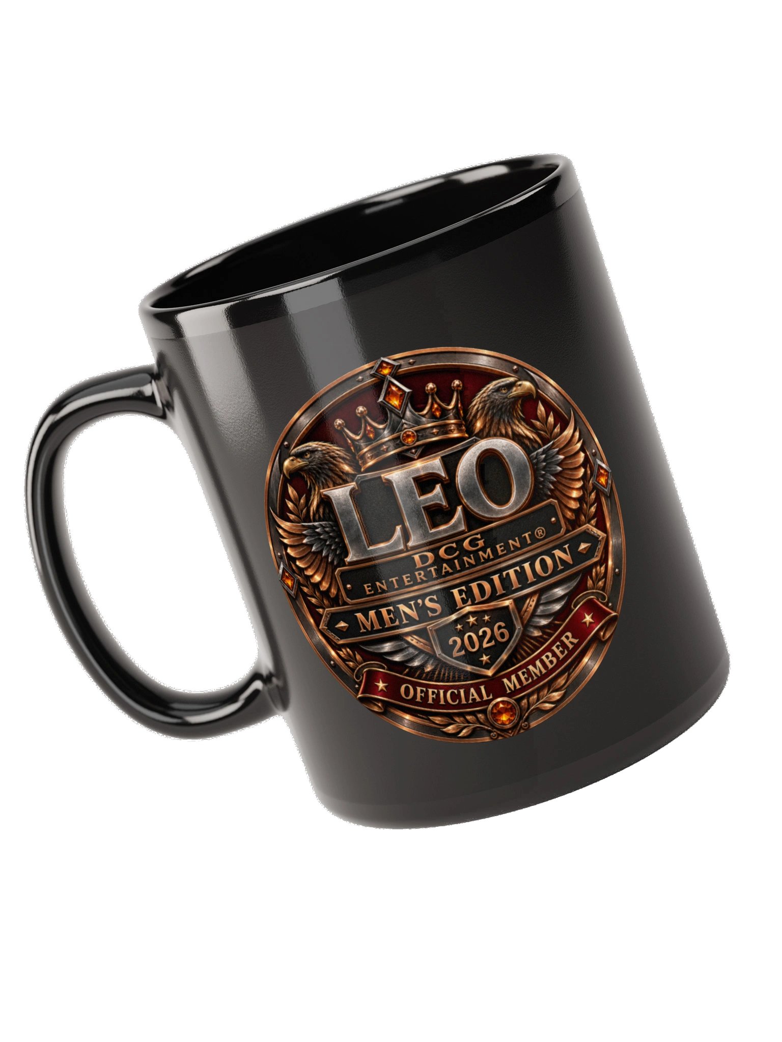 DCG Entertainment® LEO Men’s Edition – 11 oz Black Ceramic Mug product image (10)