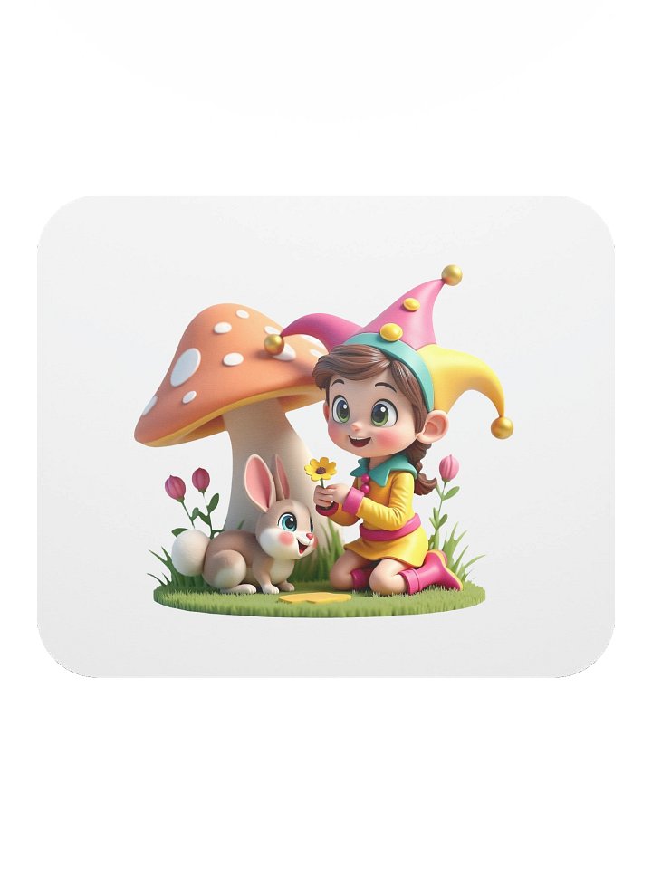 🐰 JessyJesty Bunny Classic Mouse Pad – Whimsical Joy for Your Workspace product image (2)
