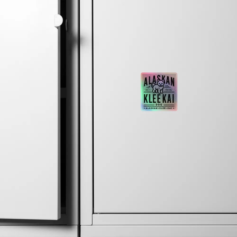 Alaskan Klee Kai Holographic Sticker product image (6)