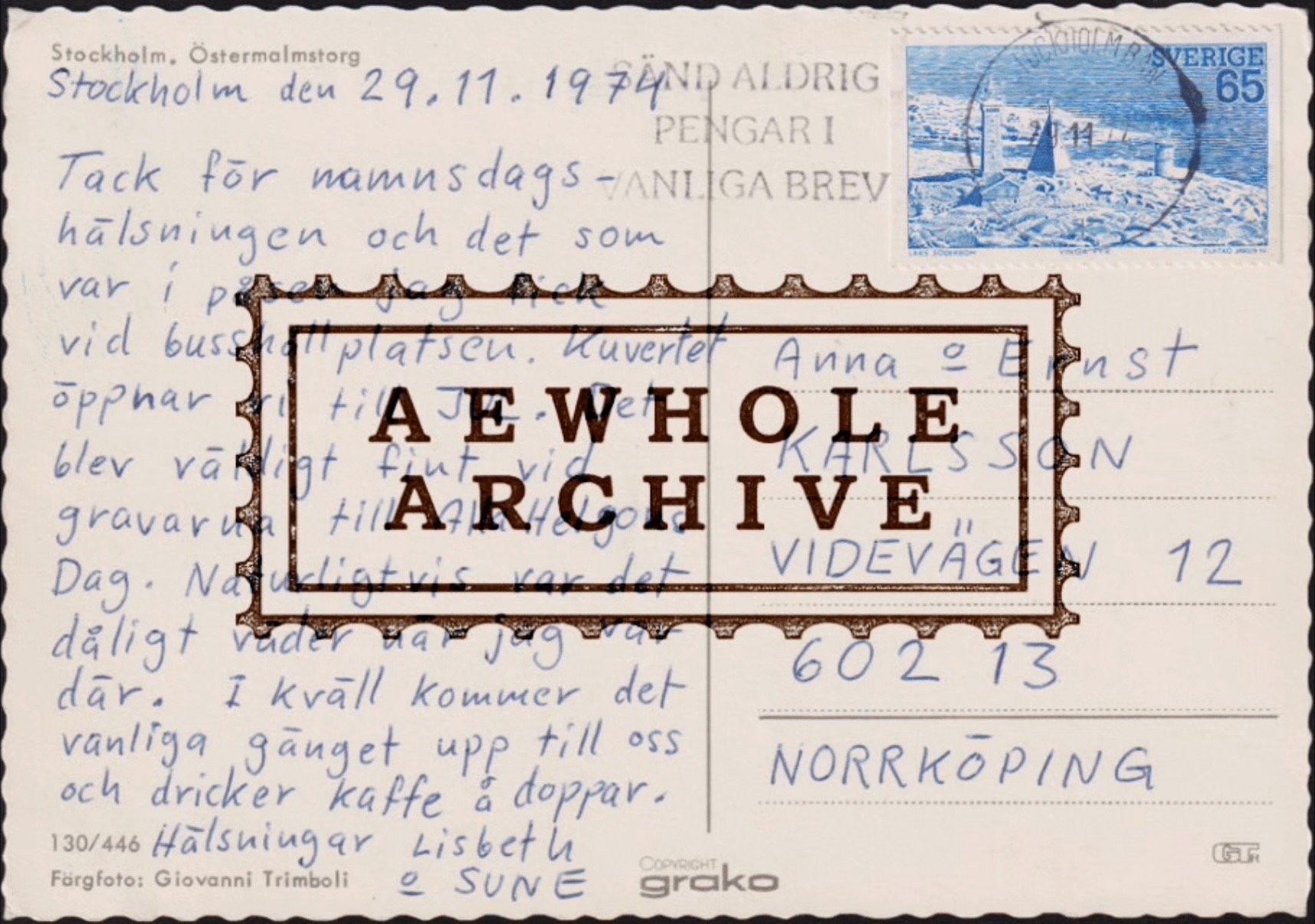 Stockholm 1974 / Iteration 1 product image (5)