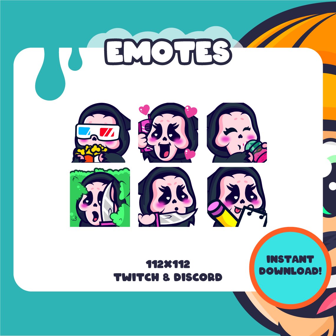 Ghostface Slay Halloween Emotes (STATIC) product image (1)
