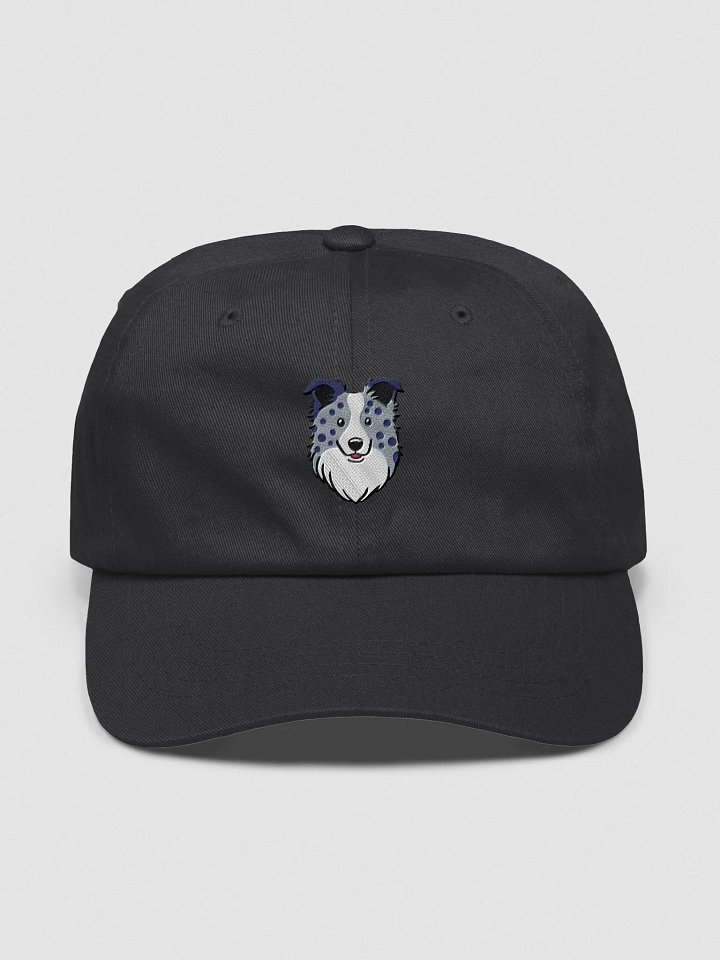 Merle Border Collie Dog Illustration Classic Dad Hat product image (1)