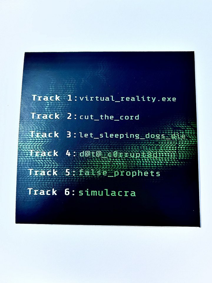 Virtual Reality EP CD (Full Color Sleeve) product image (2)