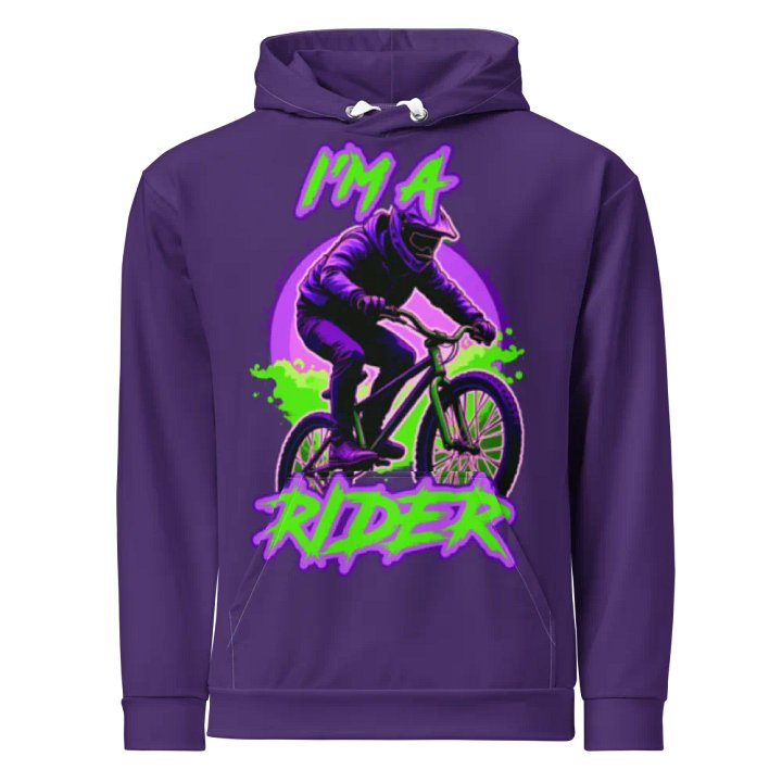 Novelty AOP I'm A Rider Hoodie product image (1)