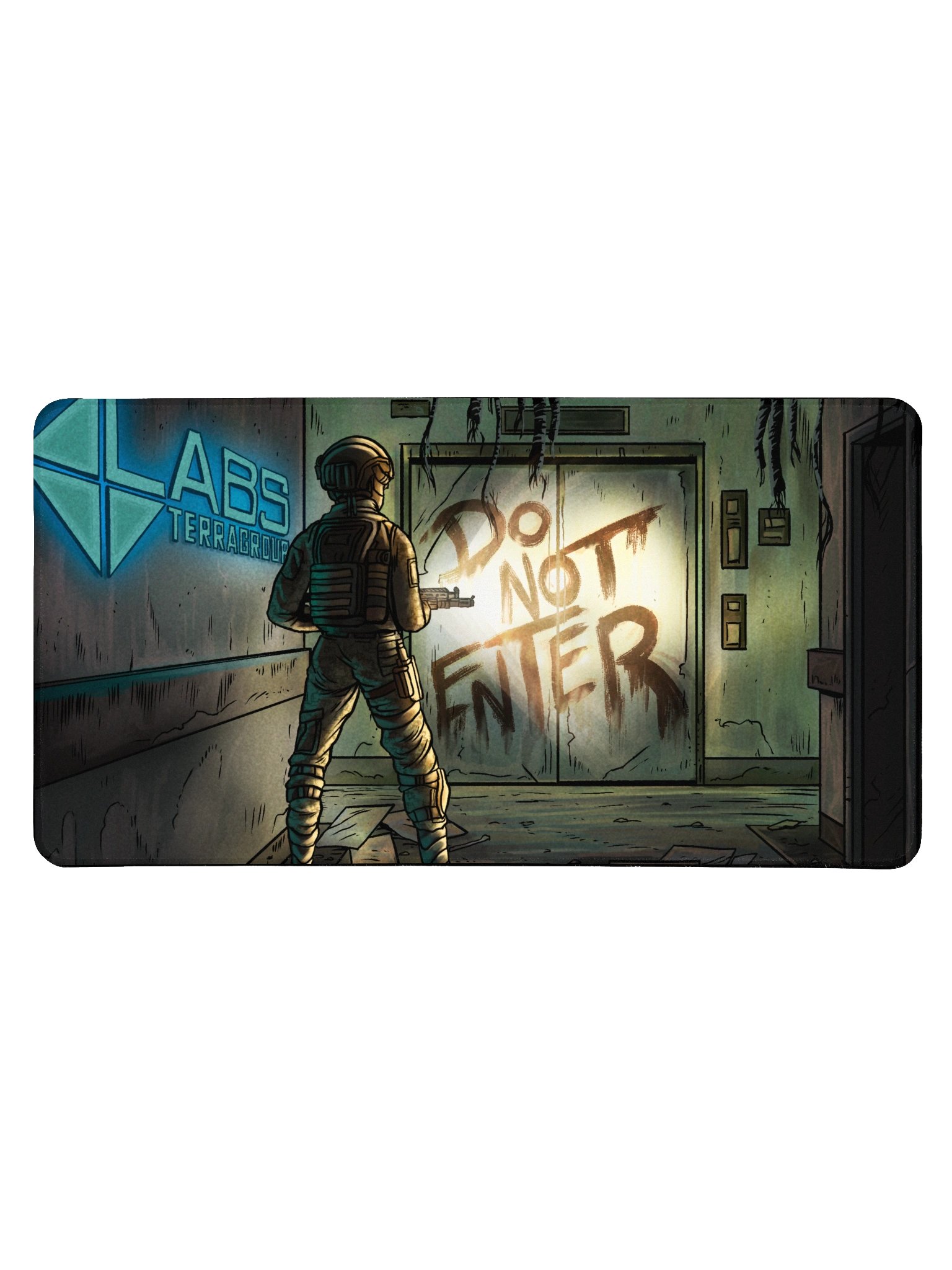 Dawn of the Zed Desk Mat (15.5" X 31.5") product image (1)
