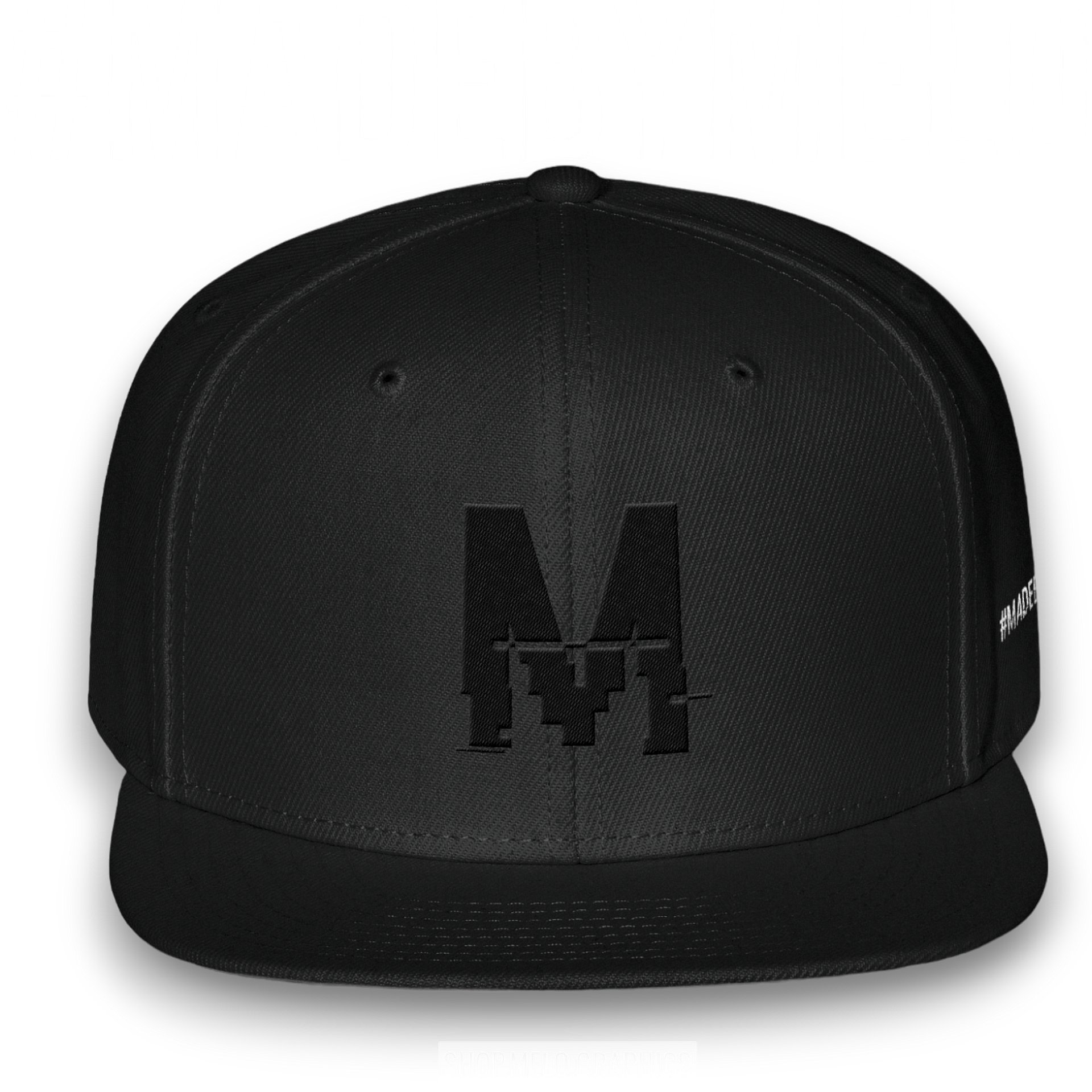 MELO CREW x Blackout - Snapback Hat | #MadeByMELO product image (2)
