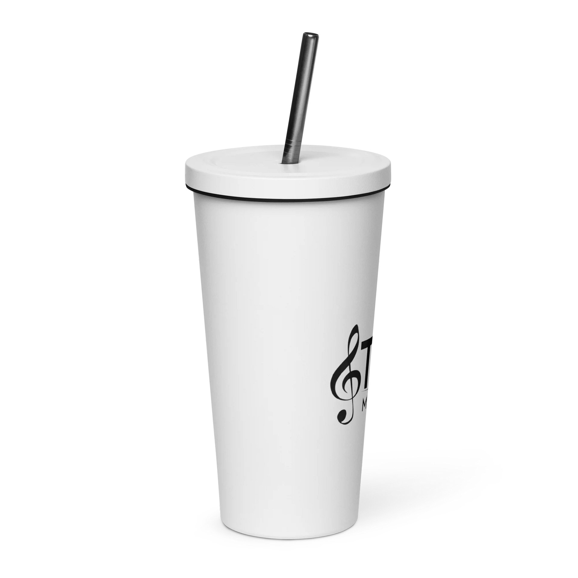 TDS Music Insulated Stainless Steel Tumbler with Straw - 20oz Music Themed product image (4)
