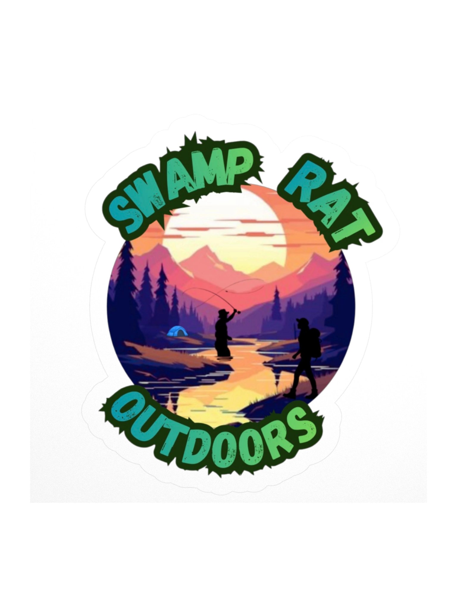 Swamp Rat Logo Sticker product image (1)
