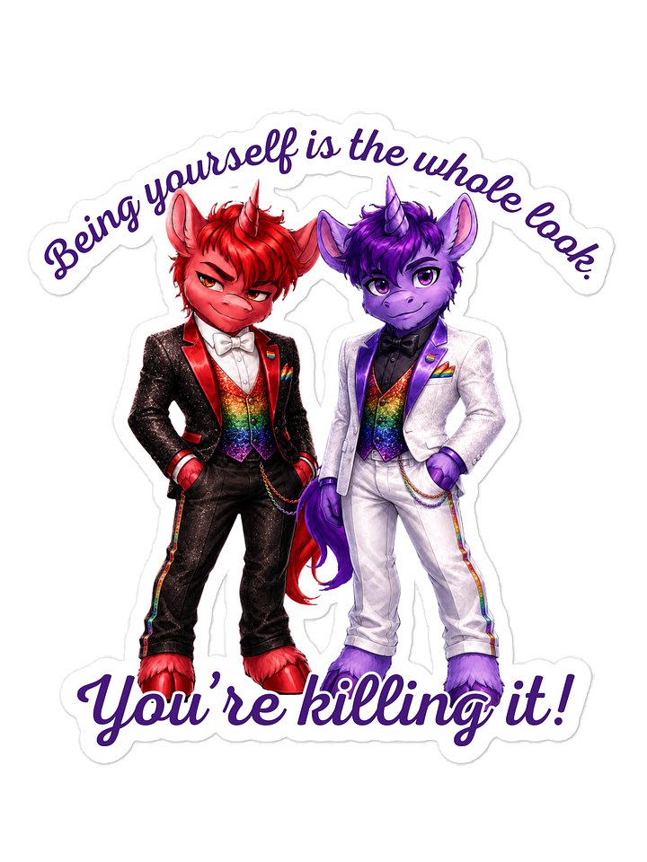 2026 Pride Die Cut Sticker - You're Killing It! product image (1)