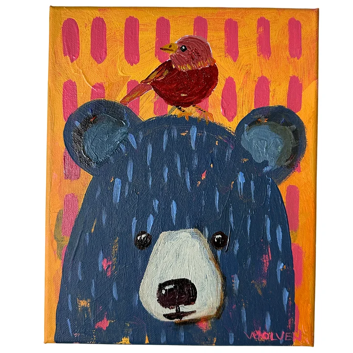 Original Painting: Perch – The Bear of Friendship product image (1)
