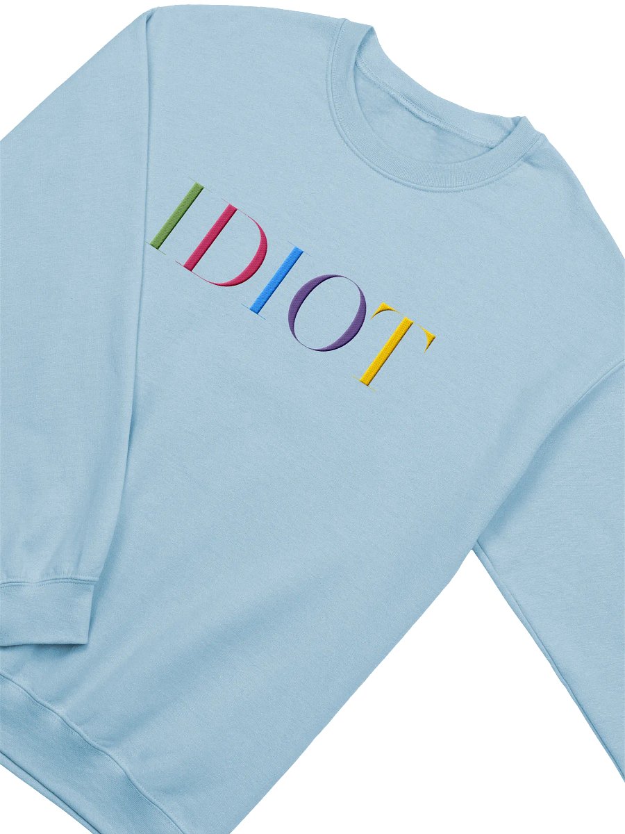 IDIOT Blue Crewneck product image (3)