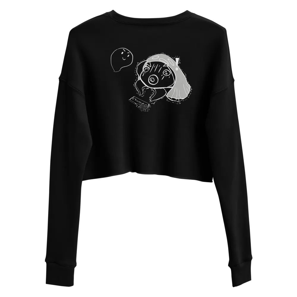 CROPPED SWEATSHIRT SCARED NANA product image (6)