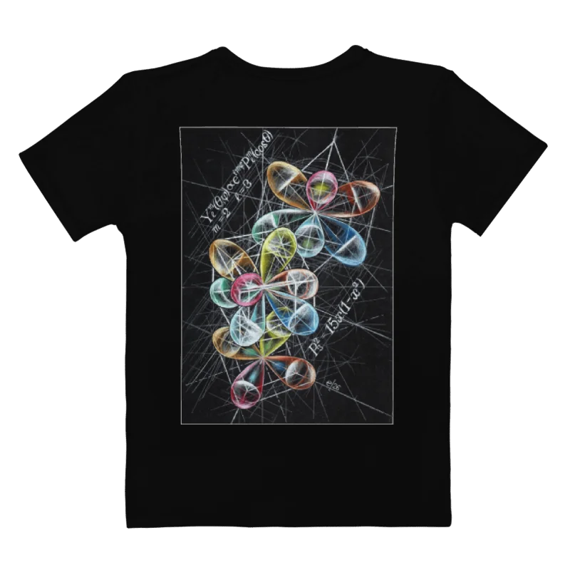 Spherical Harmonics Hand-Drawn Physics Art T-Shirt - Women's Cut product image (3)