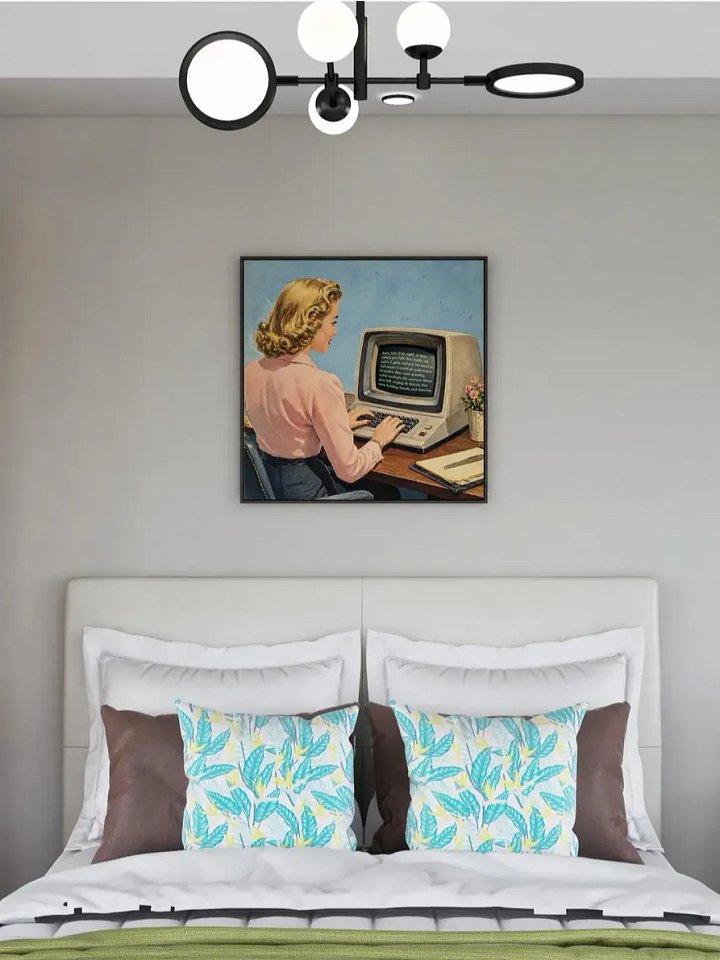Snooki Writing The Note Vintage Wall Art product image (2)