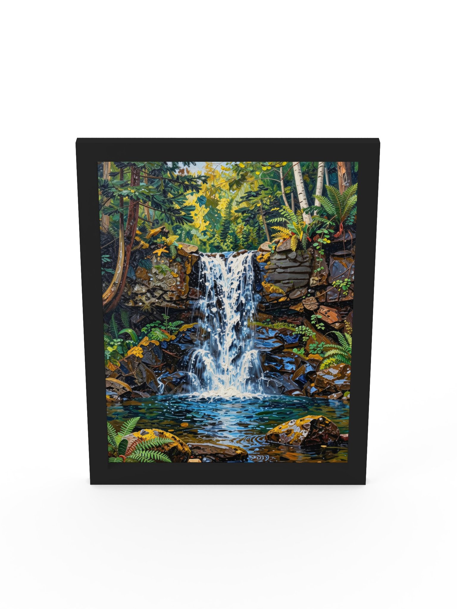 Waterfall in the Woods Framed Print product image (38)