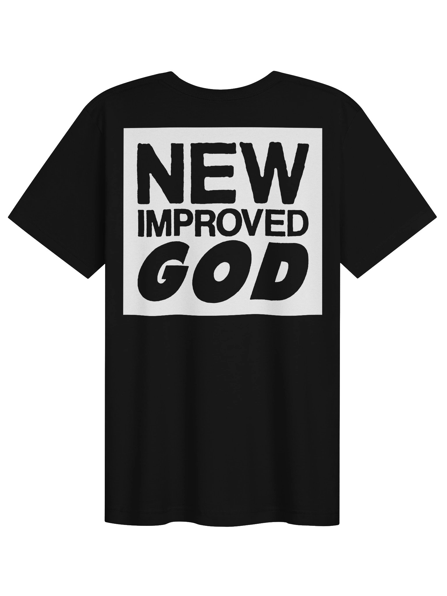 NEW IMPROVED GOD TEE BLACK product image (2)