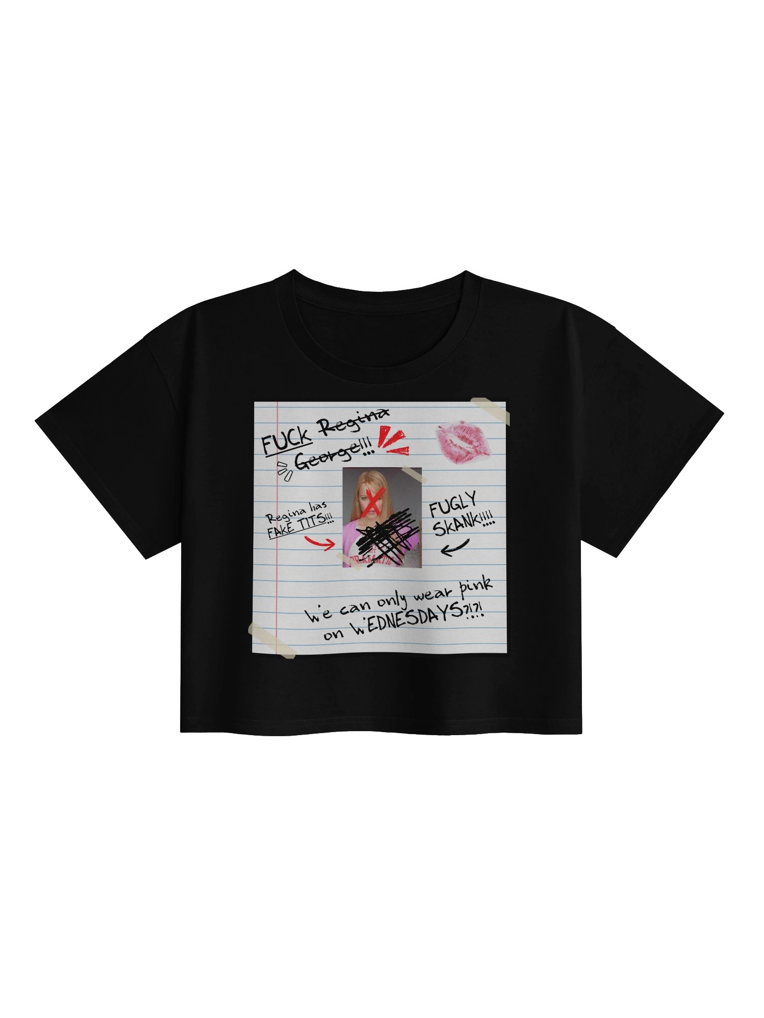 Mean Girls Gretchen's Burn Book Crop Top product image (1)