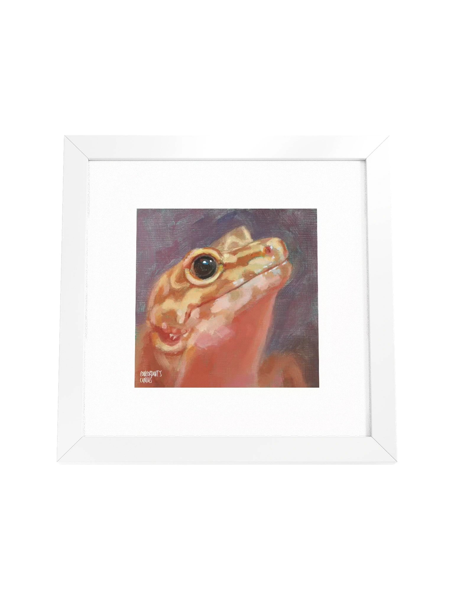 Framed Leopard Gecko Print - Painted Live 3/2/2026 product image (11)
