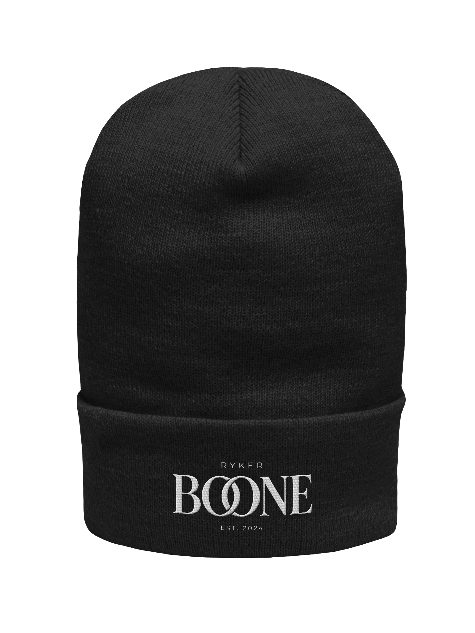 Ryker Boone "September Turns Gold" Yupoong Cuffed Beanie (White Logo) product image (1)
