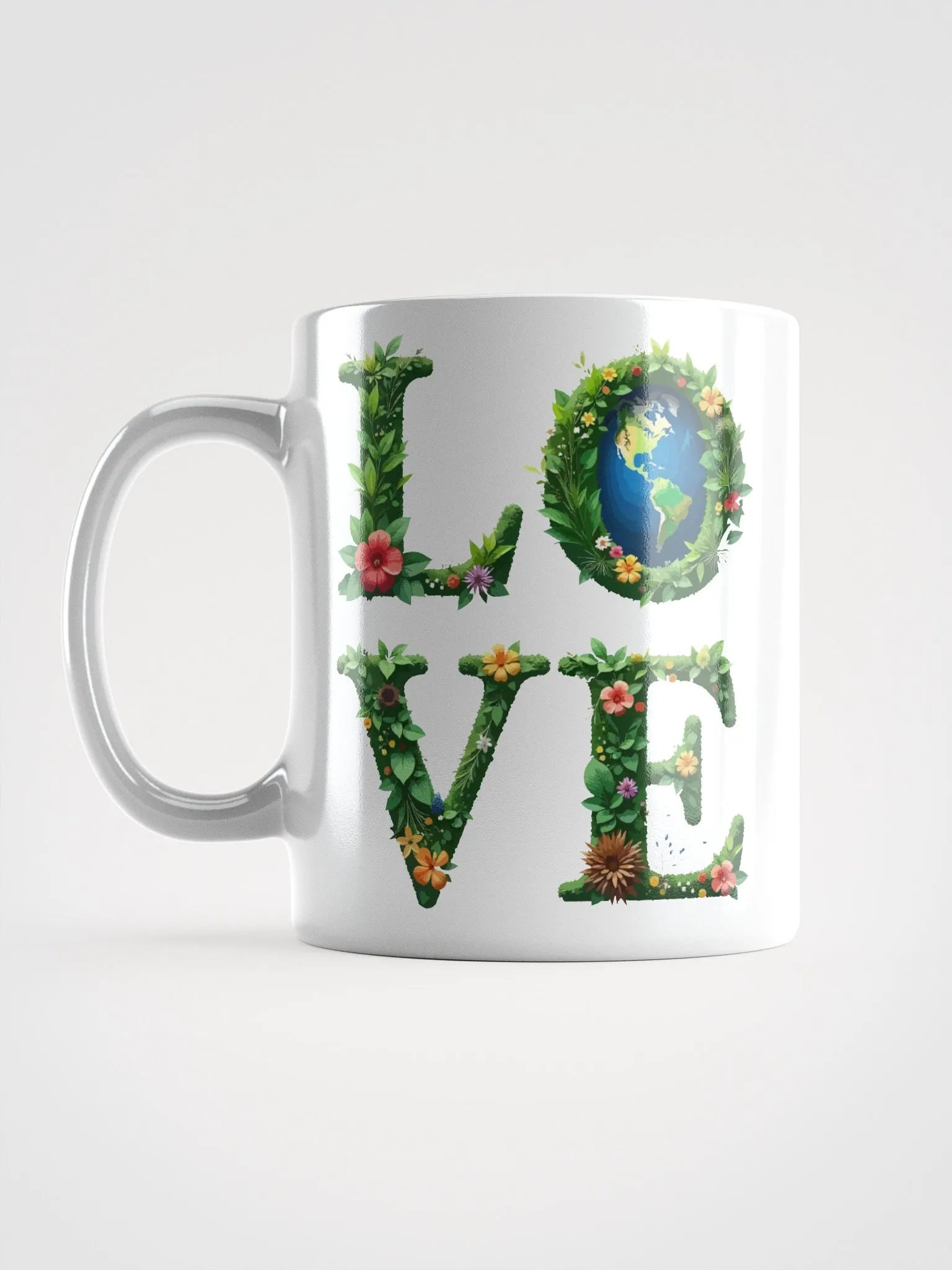 Love & Nature White Glossy Mug product image (1)