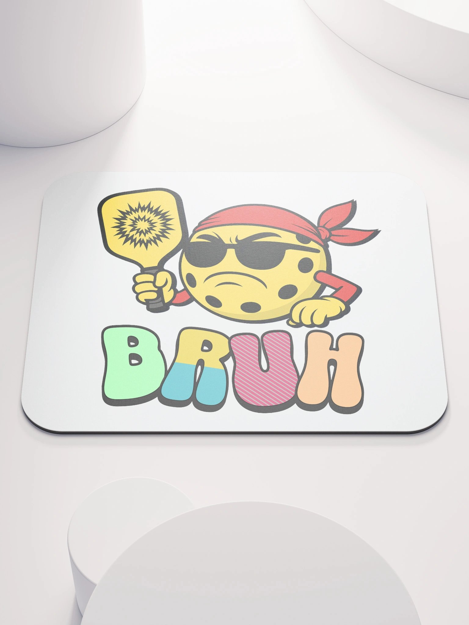 Bruh Pickleball Warrior Mouse Pad product image (2)