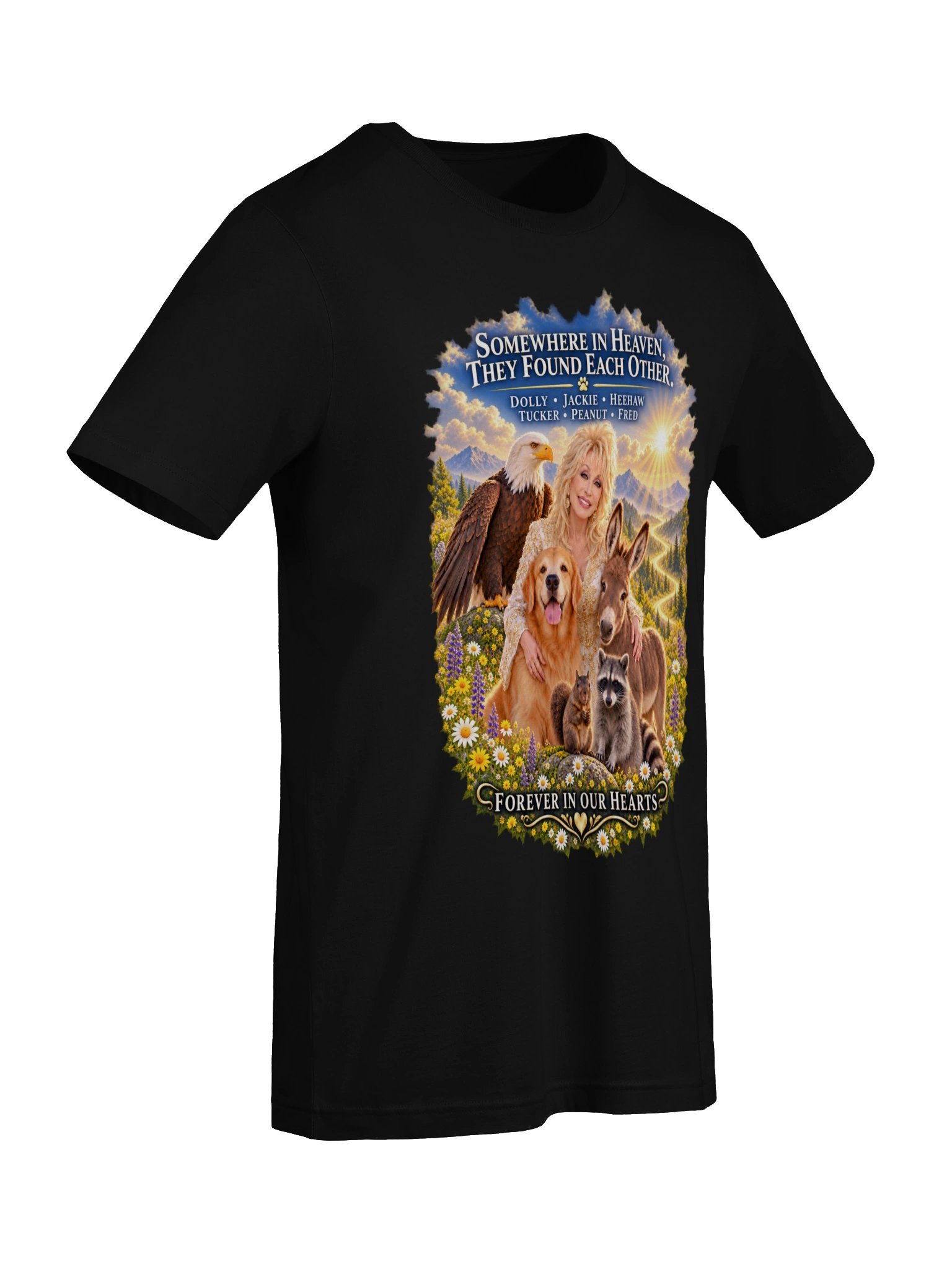 Somewhere in Heaven, They Found Each Other (With Dolly) — Memorial T-Shirt product image (7)