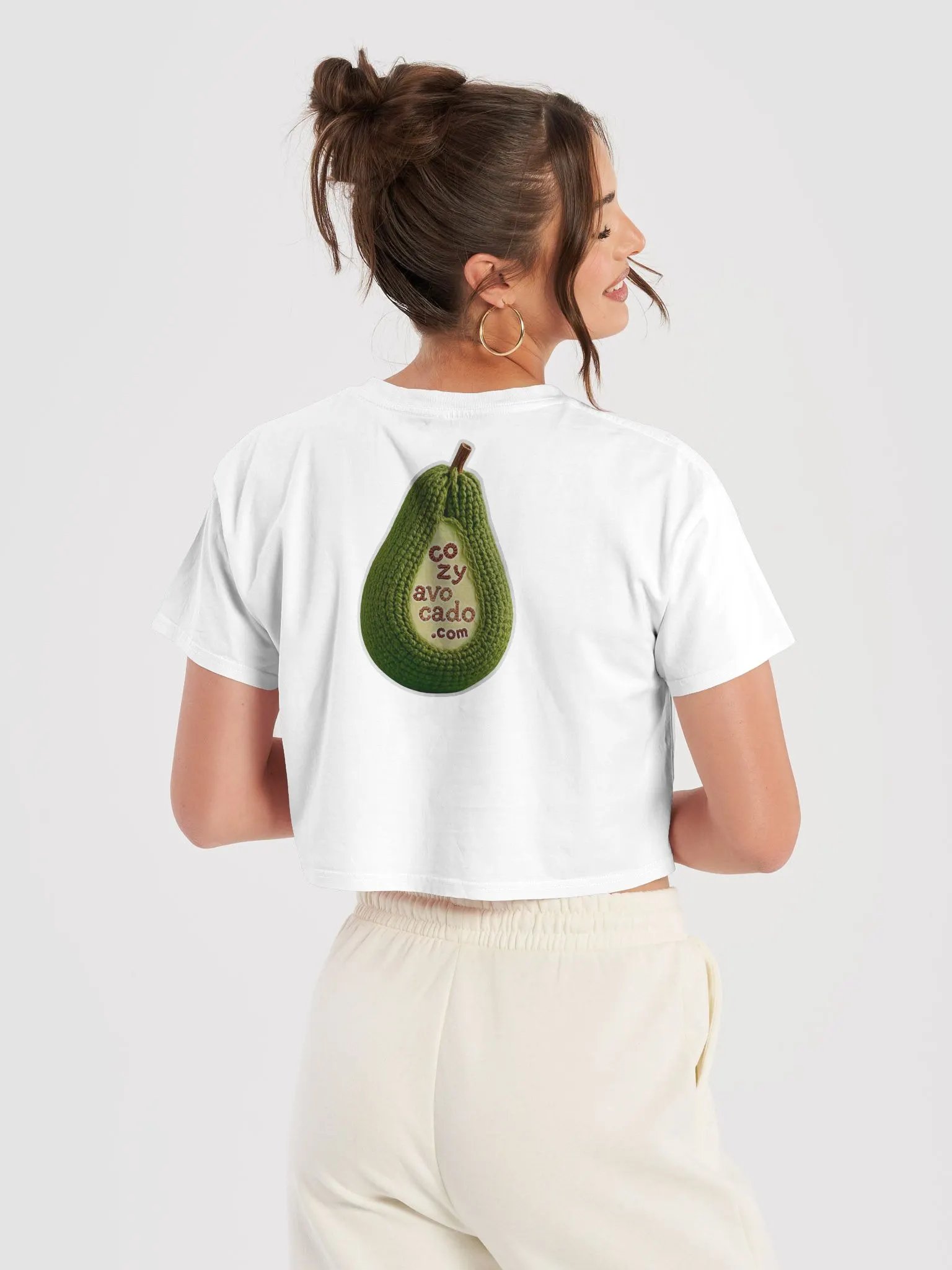 CozyAvocado Women's Premium Strawberry Crop Top #6 product image (7)